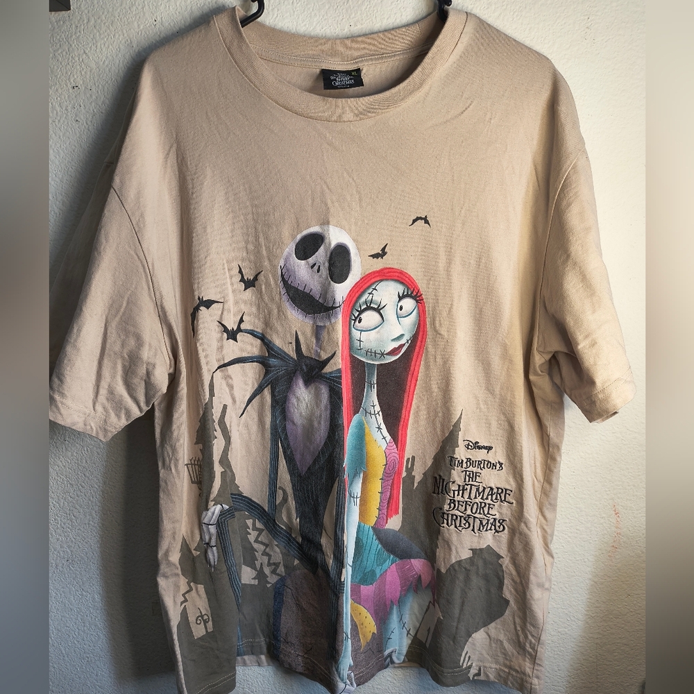 Tim Burtons The Nightmare Before Christmas Mens Graphic T shirt Shoe Palace XL